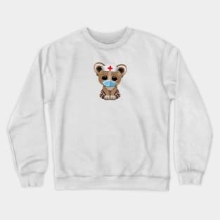 Cute Baby Bear Nurse Crewneck Sweatshirt